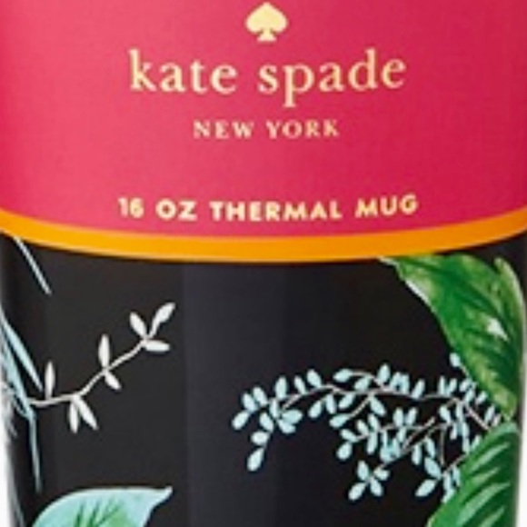Kate Spade Thermal Mug Winter City Pattern - Picture 2 of 3